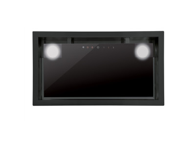 CATA Hood GC DUAL A 75 XGBK Canopy, Energy efficiency class A, Width 79.2 cm, 820 m /h, Touch control, LED, Black glass