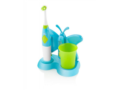 ETA Toothbrush with water cup and holder Sonetic ETA129490080 Battery operated, For kids, Number of brush heads included 2, Blue