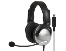 Koss Gaming headphones SB45 USB Wired, On-Ear, Microphone, USB Type-A, Noise canceling, Silver/Black