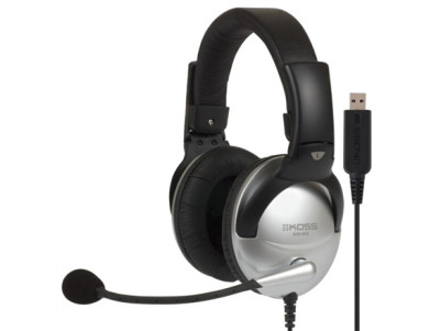 Koss Gaming headphones SB45 USB Wired, On-Ear, Microphone, USB Type-A, Noise canceling, Silver/Black