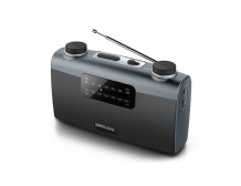 Muse Portable radio M-058R Black, AUX in