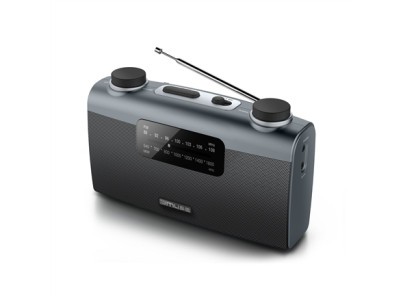 Muse Portable radio M-058R Black, AUX in