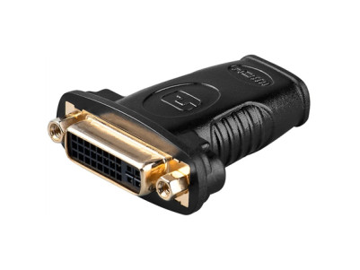 Goobay HDMI/DVI-I adapter, gold-plated 68690