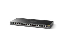 TP-LINK Switch TL-SG116E Web managed, Wall mountable, 1 Gbps (RJ-45) ports quantity 16, Power supply type External