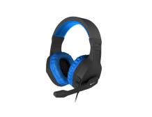 GENESIS ARGON 200 Gaming Headset, On-Ear, Wired, Microphone, Blue