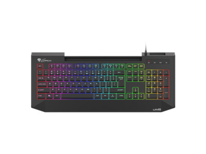 Genesis LITH 400 Gaming keyboard, RGB LED light, US, Black, Wired