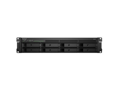 Synology Rack NAS RS1221+ Up to 8 HDD/SSD Hot-Swap, Ryzen V1500B Quad Core, Processor frequency 2.2 GHz, 4 GB, DDR4, RAID 0,1,5,