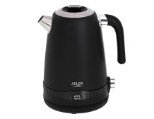 Adler Kettle AD 1295b Electric, 2200 W, 1.7 L, Stainless steel, 360 rotational base, Black