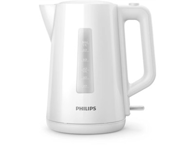 Philips Kettle Series 3000 HD9318/00 Electric, 2200 W, 1.7 L, Plastic, 360 rotational base, White