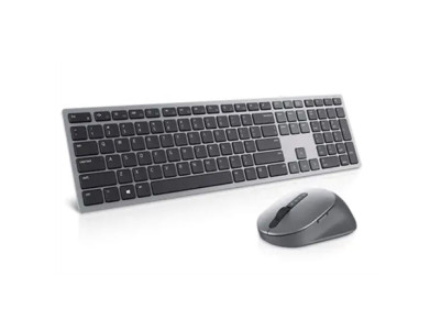 Dell Premier Multi-Device Keyboard and Mouse KM7321W Wireless, Batteries included, US, Titan grey