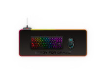 Energy Sistem ESG P5 RGB Gaming mouse pad, 800 x 300 x 4 mm, XL-size LED colours: RGB LEDs with 5 light effects Connection: USB 