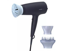 Philips Hair Dryer BHD360/20 2100 W, Number of temperature settings 6, Ionic function, Diffuser nozzle, Black/Blue