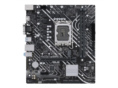 Asus PRIME H610M-D D4 Processor family Intel, Processor socket LGA1700, DDR4 DIMM, Memory slots 2, Supported hard disk drive int