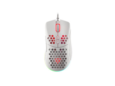 Genesis Gaming Mouse Krypton 555 Wired, 8000 DPI, USB 2.0, White