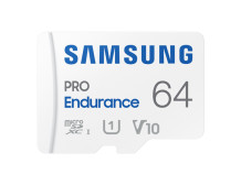 Samsung PRO Endurance MB-MJ64KA/EU 64 GB, MicroSD Memory Card, Flash memory class U1, V10, Class 10, SD adapter