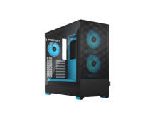 Fractal Design Pop Air RGB Cyan Core TG Clear Tint, ATX, mATX, Mini ITX, Power supply included No