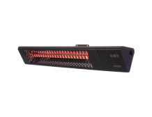 SUNRED Heater PRO25W-SMART, Triangle Dark Smart Wall Infrared, 2500 W, Black, IP55