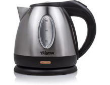 Tristar Jug Kettle WK-1323 Standard, 1500 W, 1.2 L, Stainless steel, 360 rotational base, Silver