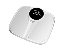 Adler Bathroom Scale AD 8172w Maximum weight (capacity) 180 kg, Accuracy 100 g, Body Mass Index (BMI) measuring, White