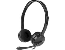 Natec Headset Canary Go On-Ear, Microphone, Noise canceling, 3.5 mm, Black