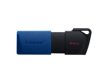 Kingston USB 3.2 Flash Drive DataTraveler Exodia M 64 GB, USB 3.2, Black/Blue