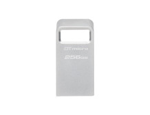 Kingston USB 3.2 Flash Drive DataTraveler micro 256 GB, USB 3.2, Silver