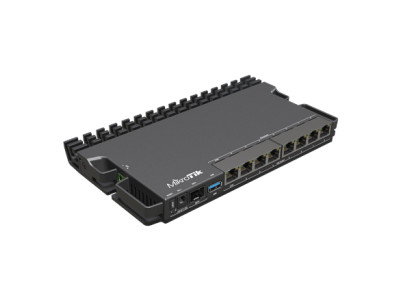 MikroTik RouterBOARD RB5009UPr+S+IN No Wi-Fi, Router Switch, Rack Mountable, 10/100/1000 Mbit/s, Ethernet LAN (RJ-45) ports 7, M