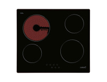 CATA Hob TN 604/B Vitroceramic, Number of burners/cooking zones 4, Touch, Black, Display