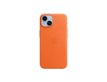 Apple iPhone 14 Leather Case with MagSafe Orange