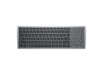 Dell Keyboard KB740 Wireless, RU, 2.4 GHz, Bluetooth 5.0, Titan Gray