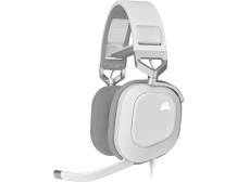 Corsair RGB USB Gaming Headset HS80 Built-in microphone, White, Wired, Over-Ear
