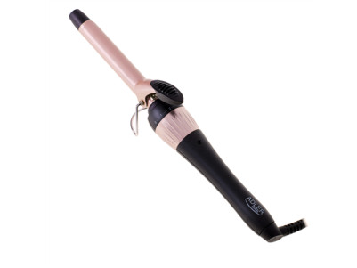 Adler Curling Iron AD 2116 Ceramic heating system, Barrel diameter 19 mm, Temperature (max) 200 C, 36 W, Black/Pink