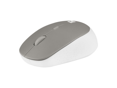 Natec Mouse Harrier 2 Wireless, White/Grey, Bluetooth