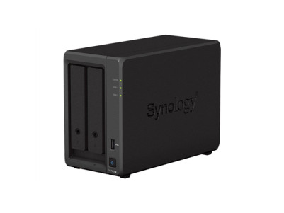 Synology DS723+ 2-bay/AMD Ryzen R1600/2-core 2.6 (base)/3.1 (turbo) GHz/2GB DDR4/2 x 3.5"xHot swap/2x1GbE/1xUSB3.2/eSATA/RAID 0,