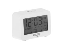 Adler Alarm Clock AD 1196w White, Alarm function