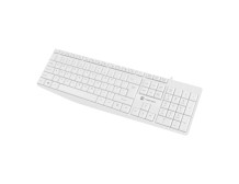 Natec Keyboard Nautilus NKL-1951 Wired, US, USB Type-A, White