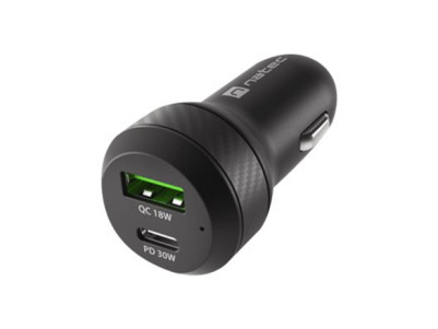 Natec Car Charger Coney Black