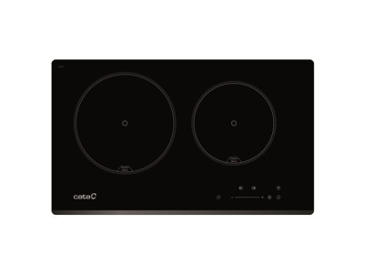 CATA Hob IB 2 PLUS BK/A Induction, Number of burners/cooking zones 2, Touch, Timer, Black
