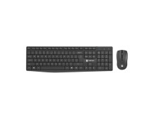 Natec Keyboard and Mouse Squid 2in1 Bundle Keyboard and Mouse Set, Wireless, US, Black