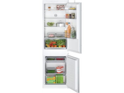 Bosch Refrigerator KIV86NSE0 Series 2 Energy efficiency class E, Built-in, Combi, Height 177.2 cm, Fridge net capacity 183 L, Fr