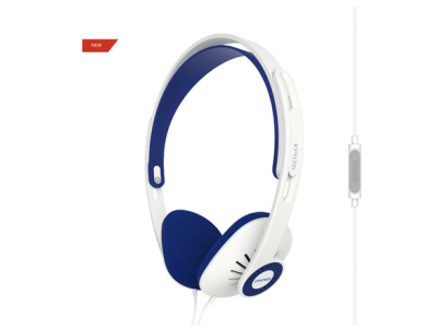 Koss Headphones KPH30iW On-Ear, Microphone, 3.5 mm, White