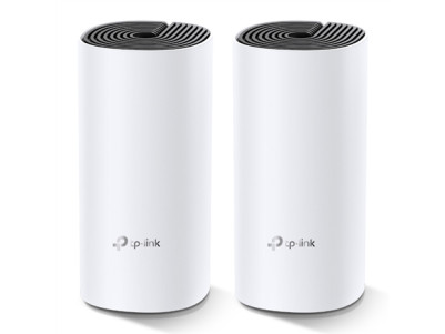 TP-LINK Whole Home Mesh WiFi System Deco M4 (2-Pack) 802.11ac, 300+867 Mbit/s, 10/100/1000 Mbit/s, Ethernet LAN (RJ-45) ports 2,