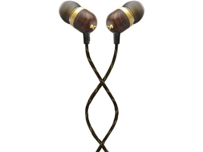 Marley Smile Jamaica Earbuds, In-Ear, Wired, Microphone, Brass