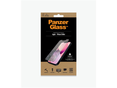 PanzerGlass Clear Screen Protector, Apple, iPhone 13 Mini, Tempered glass