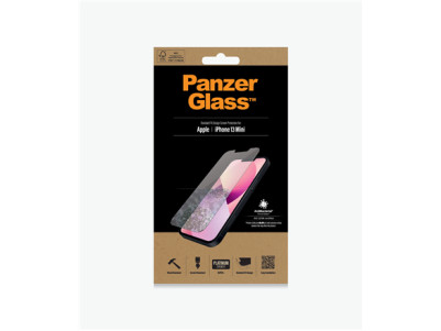 PanzerGlass Clear Screen Protector, Apple, iPhone 13 Mini, Tempered glass