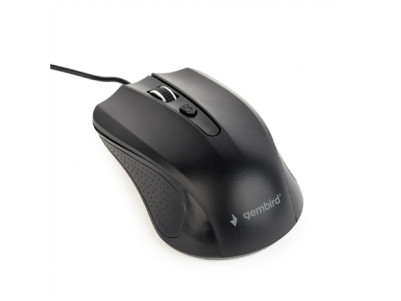 Gembird MUS-4B-01 Optical Mouse, Black, USB