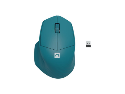 Natec Mouse Siskin 2 Wireless, Blue, USB Type-A