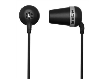 Koss Headphones THE PLUG CLASSIC Wired, In-ear, 3.5 mm, Noise canceling, Black