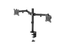 Digitus Dual Monitor Clamp Mount DA-90400 15-32 ", Maximum weight (capacity) 8 kg, Black