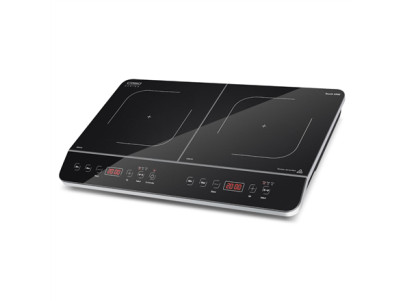Caso Hob Touch 3500 Induction, Number of burners/cooking zones 2, Touch control, Timer, Black, Display